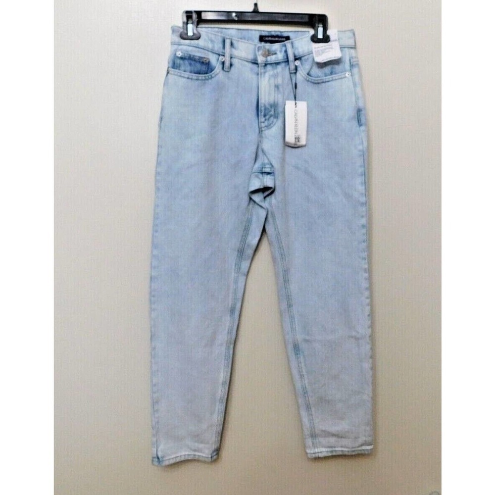 JR485 Calvin Klein Jeans Cotton Mid Rise Slim Boyfriend Jeans Size 26